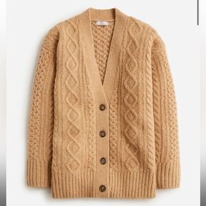 J. Crew Cable Knit Cardigan